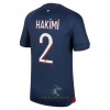 Officiële Voetbalshirt Paris Saint-Germain Hakimi 2 Thuis 2023-24 - Heren